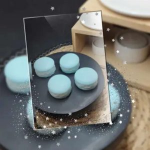 Fondant macaron bleu parfum Schtroumpf bonbon