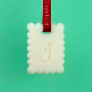 Biscuit parfumé Coquelicot à suspendre en cire d’olive naturelle – fabrication artisanale française