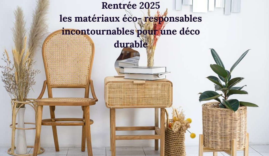 Déco éco-responsable : 3 tendances automne 2025