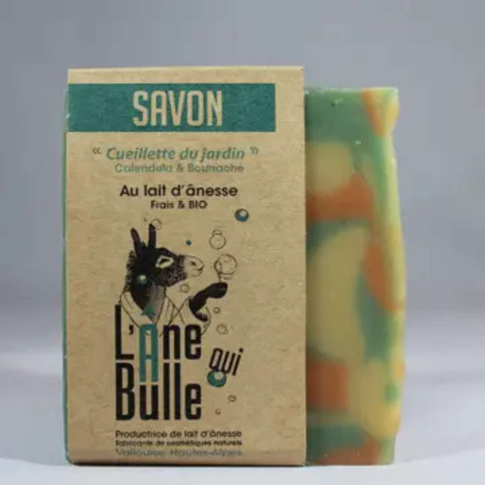 savon d'ânesse bio au calendula et la bourache