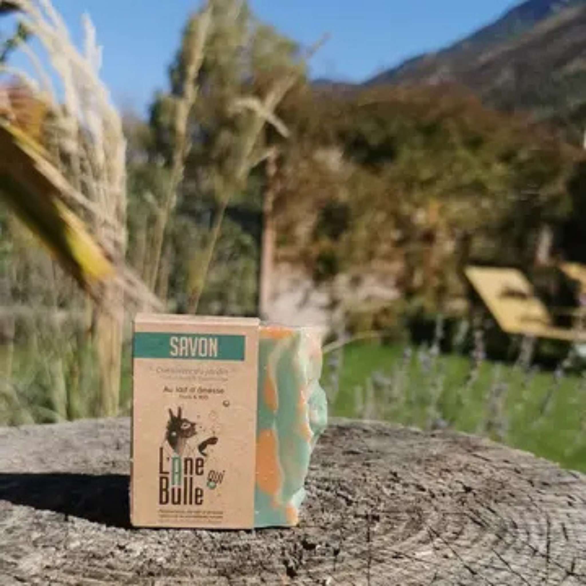 savon d'ânesse à la calendula et la bourrache