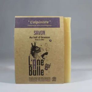 savon d'ânesse bio à la gentiane