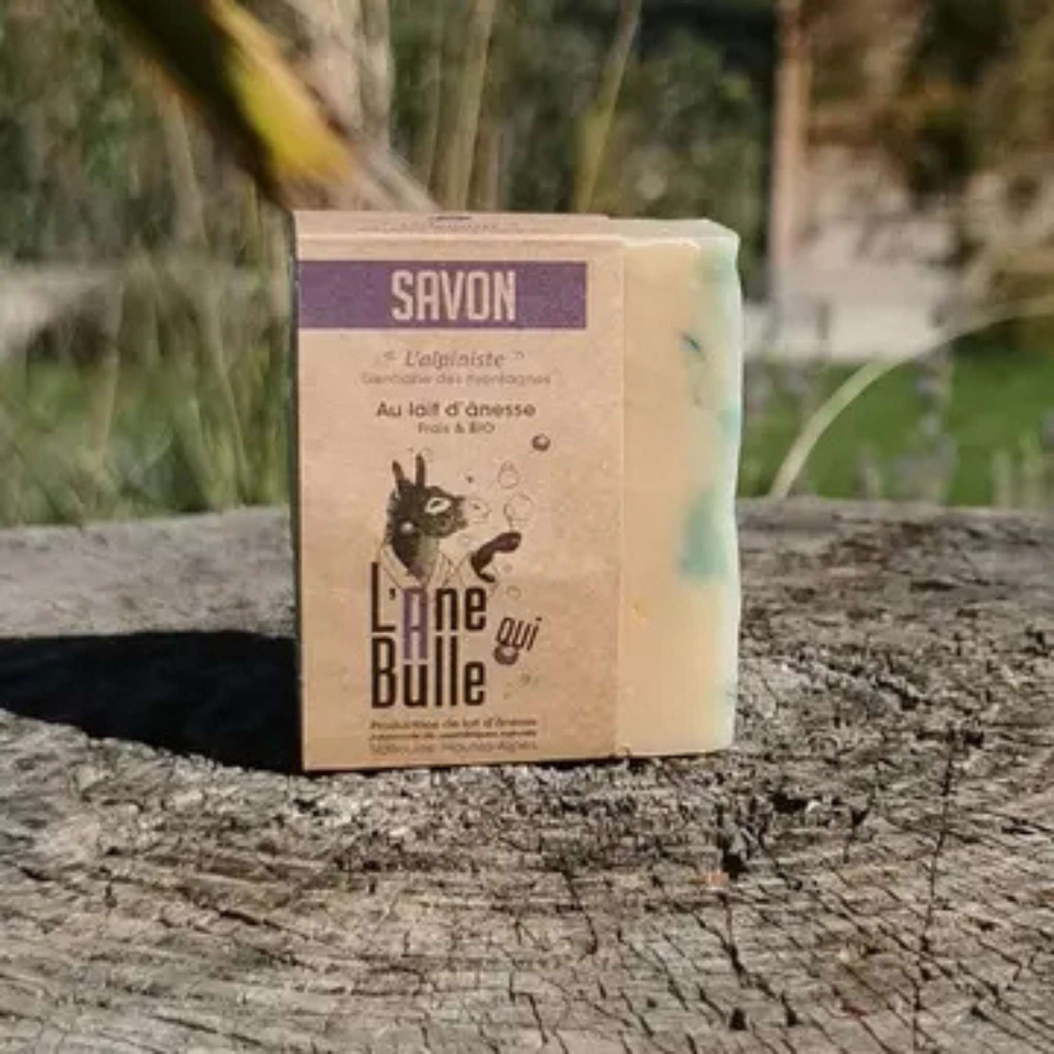 savon d'ânesse bio à la gentiane