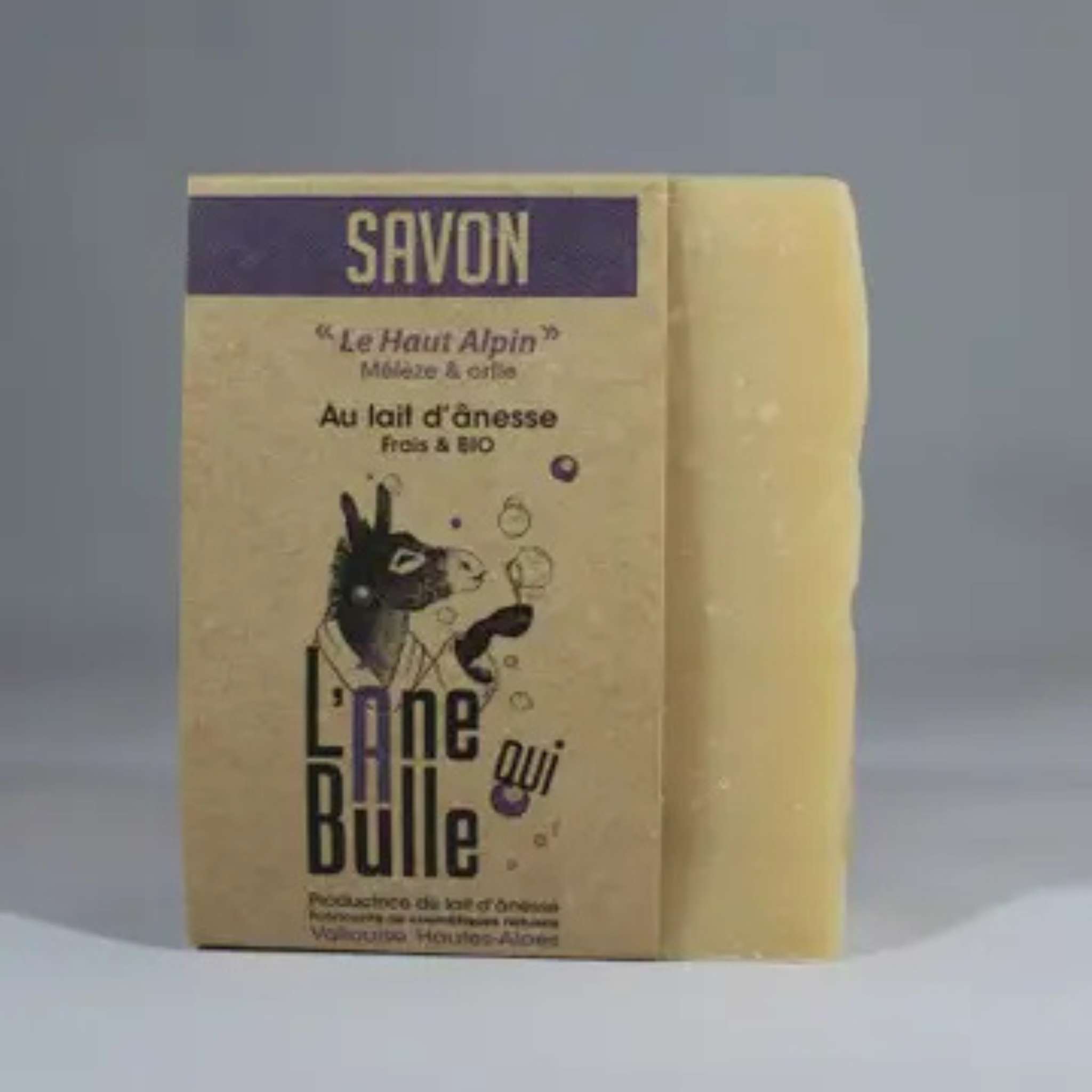 savon d'ânesse bio mélèze ortie
