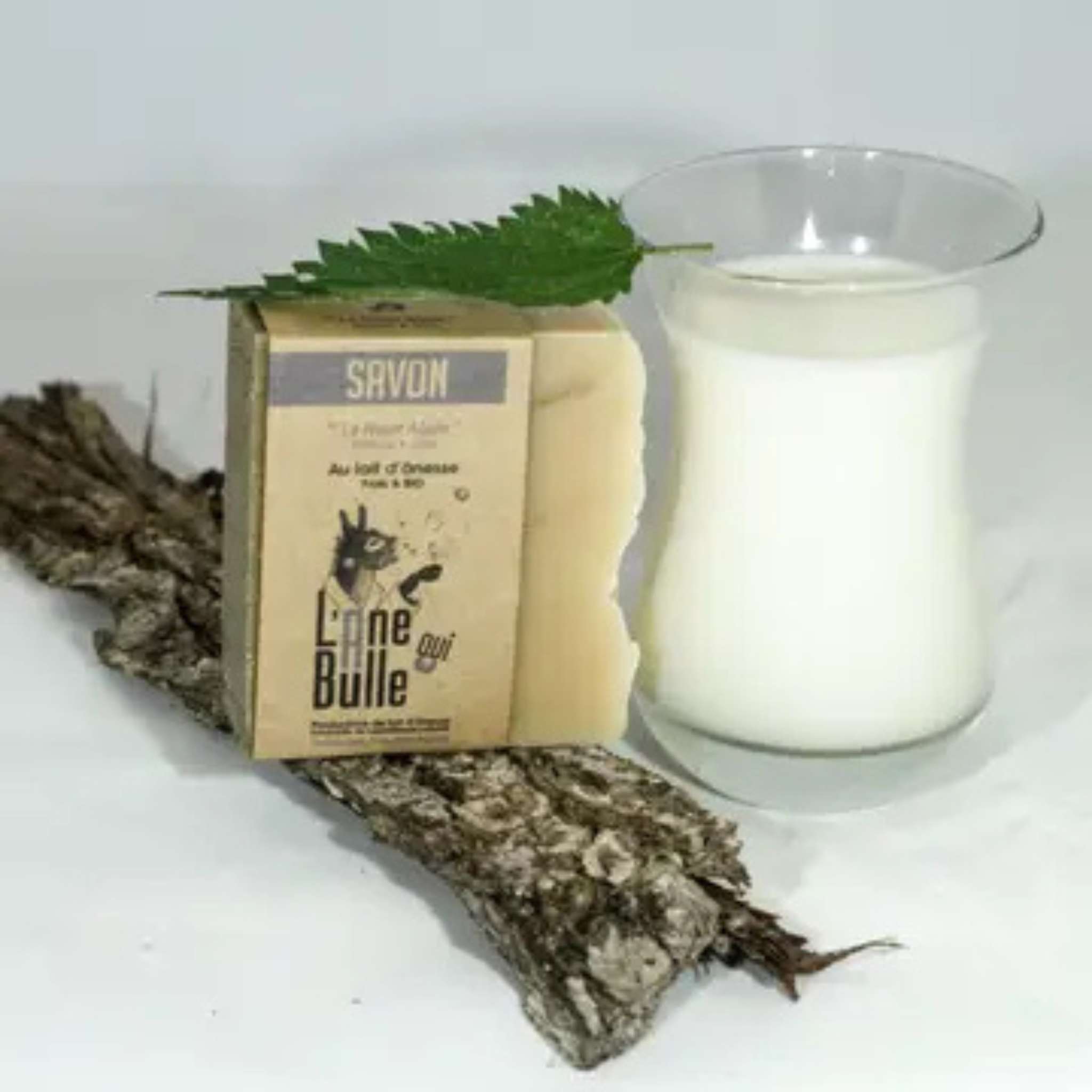 savon d'ânesse bio ortie et mélèze