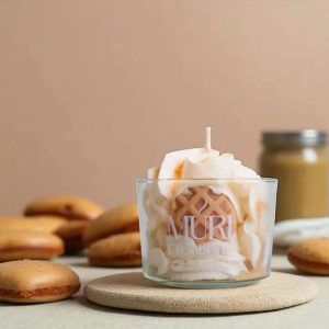 Bougie parfumée – Nougat blanc