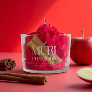 Bougie parfumée – Pomme Cannelle
