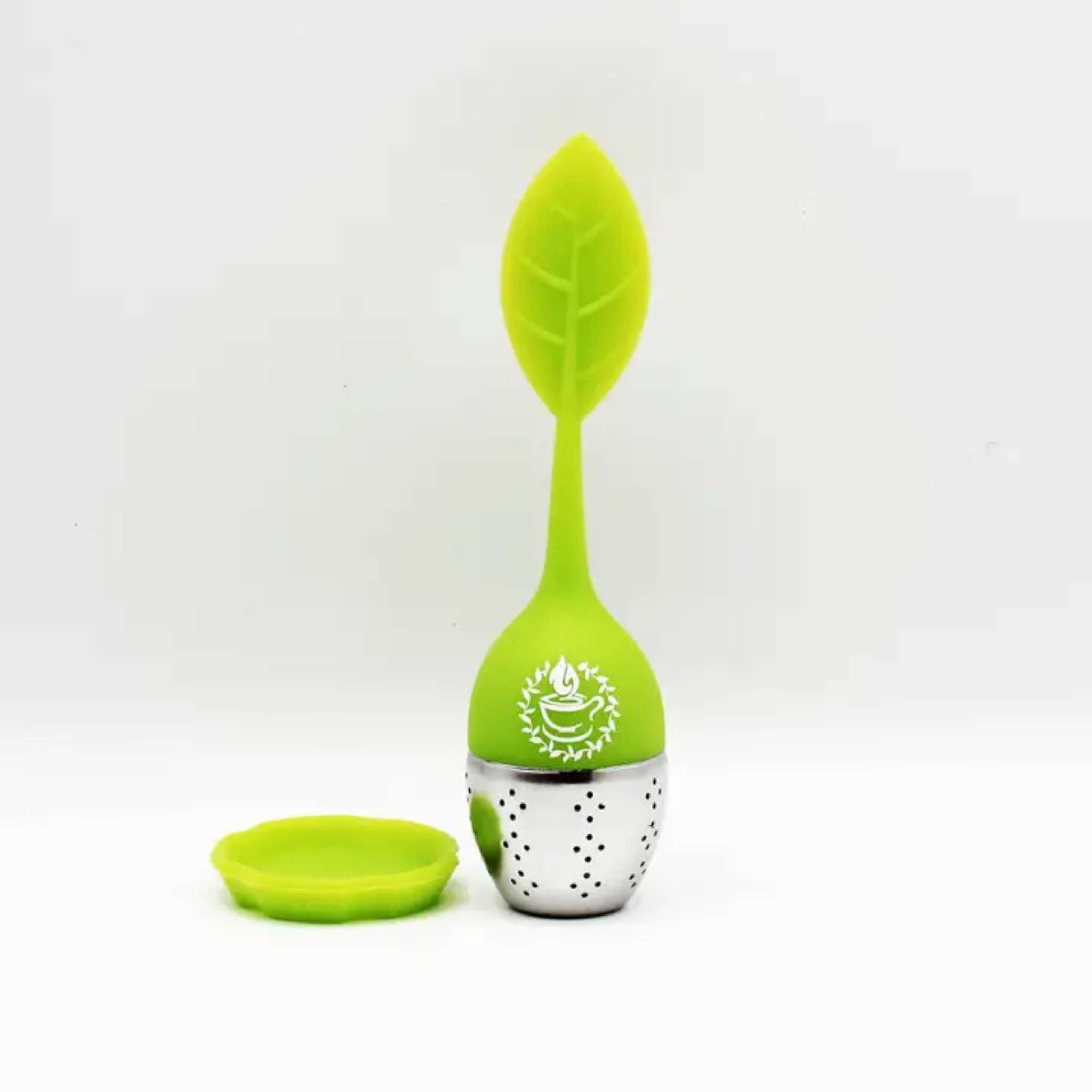 boule à thé en silicone avec son socle