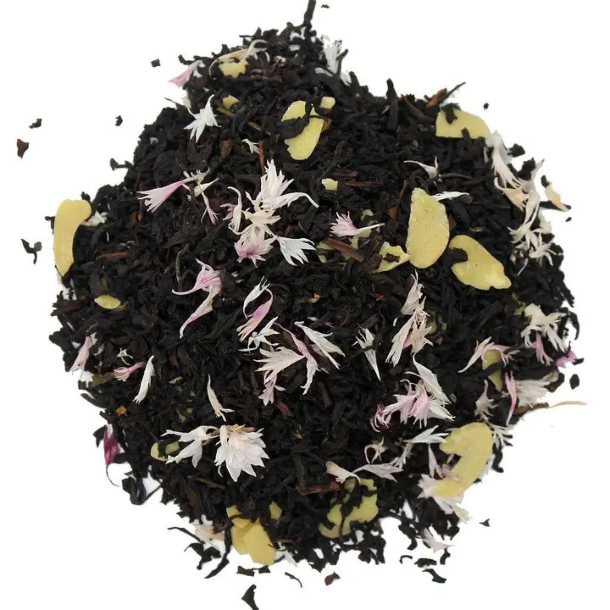 ingrédients thé noir saveur pâte d'amande