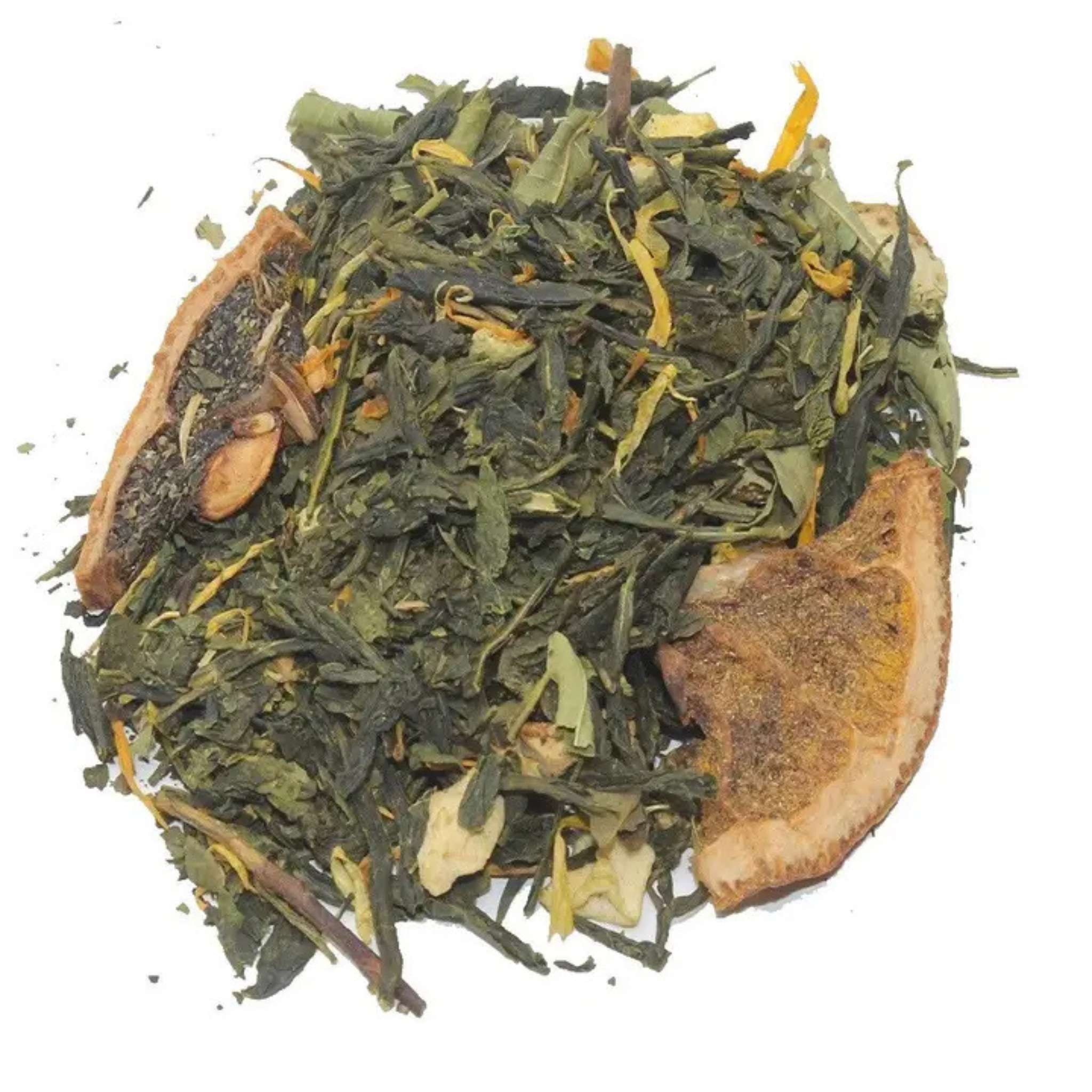 ingrédient du thé vert à la mandarine et pamplemousse