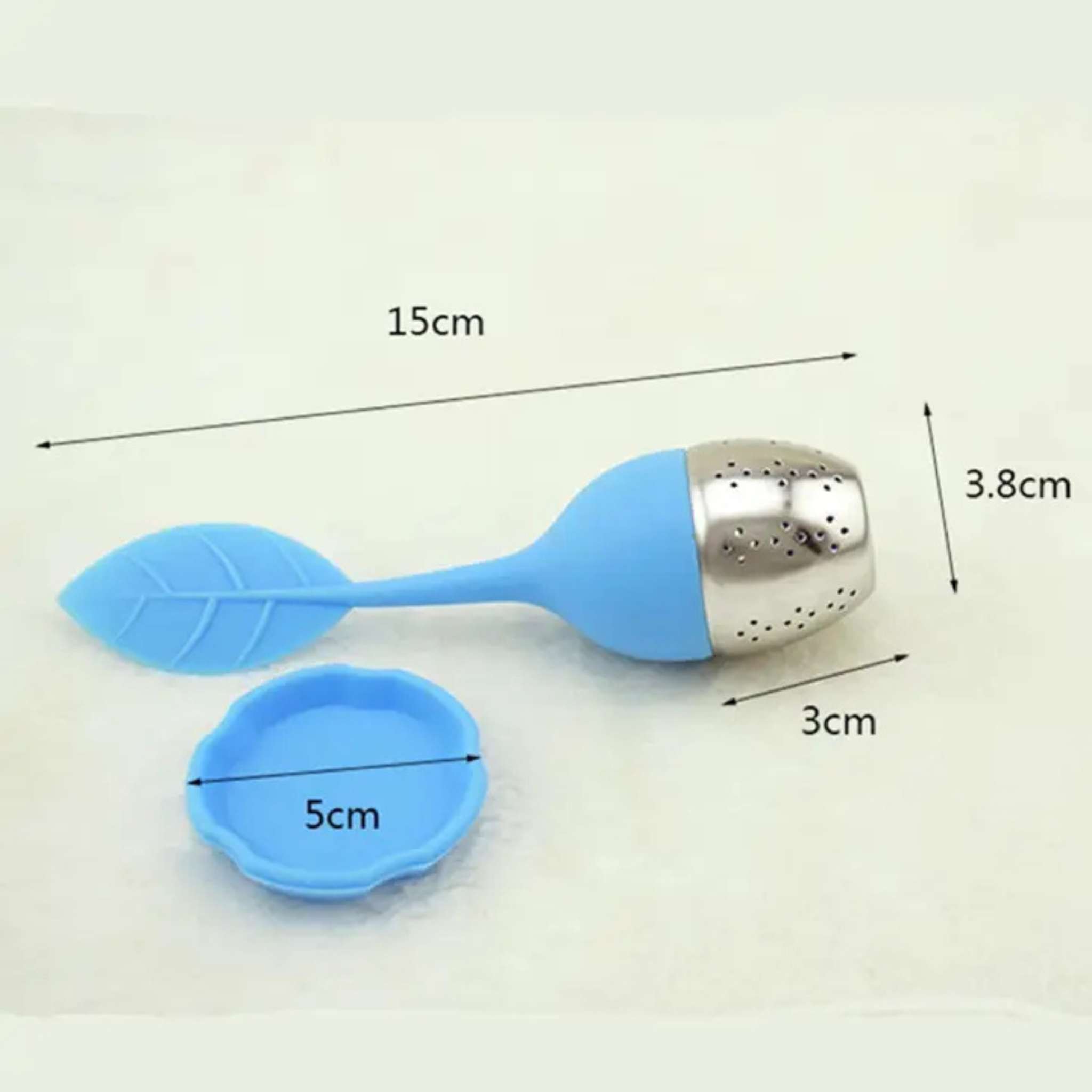 taille de la boule à thé en silicone