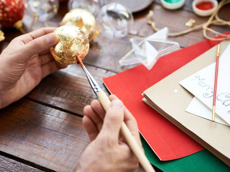 visage bonhomme noël diy adulte
