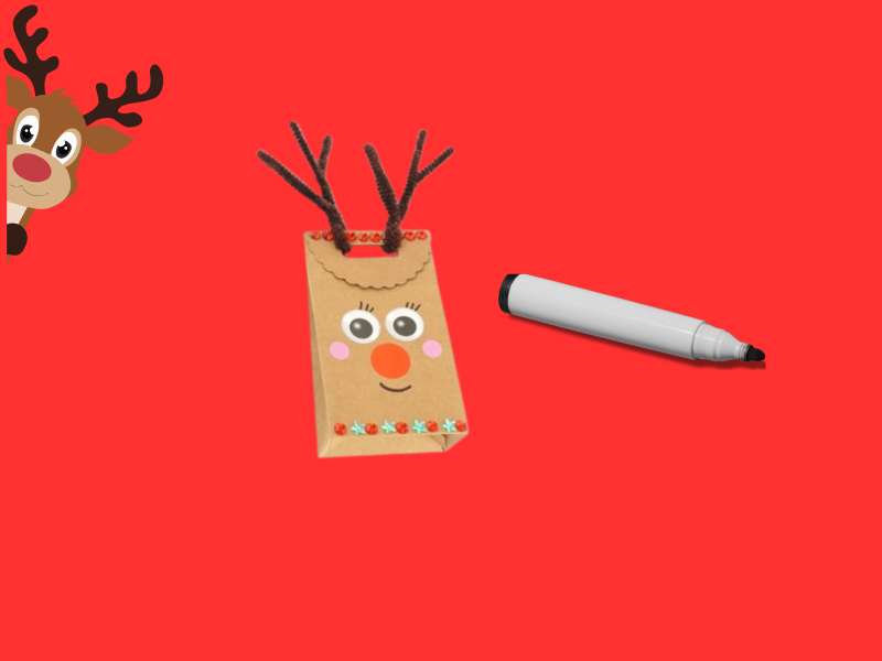 dessin visage renne diy enfant