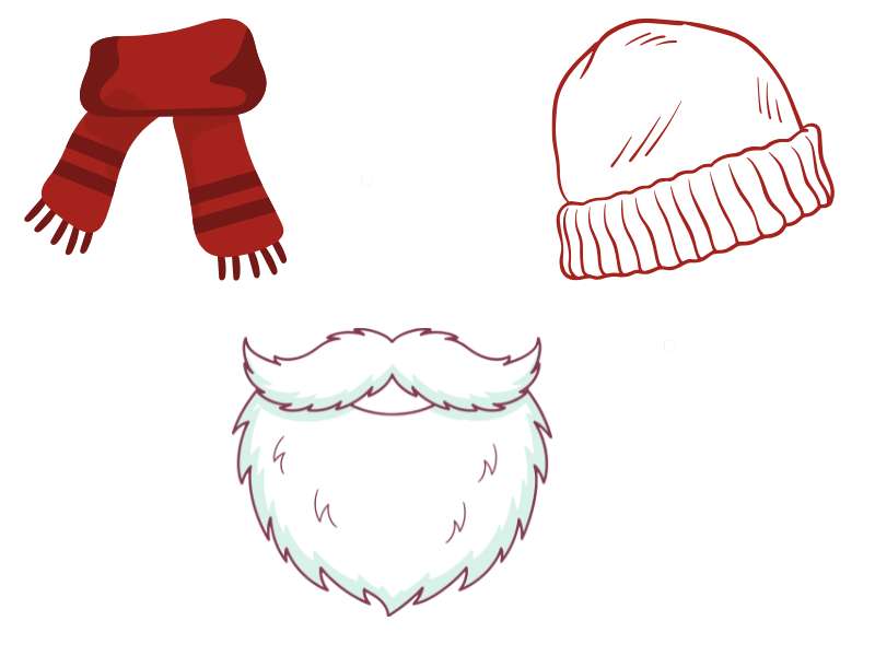 décoration bonhomme noël capsule café