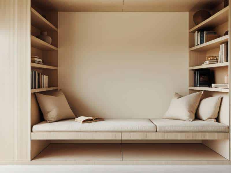 accessoires déco minimalistes coin lecture<br />
