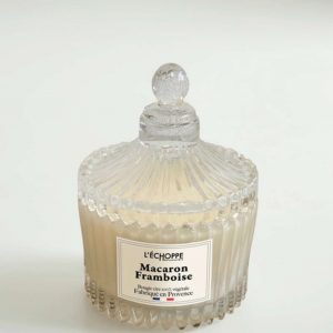 Macaron Framboise – Bougie parfumée Bonbonnière Cirque 70g