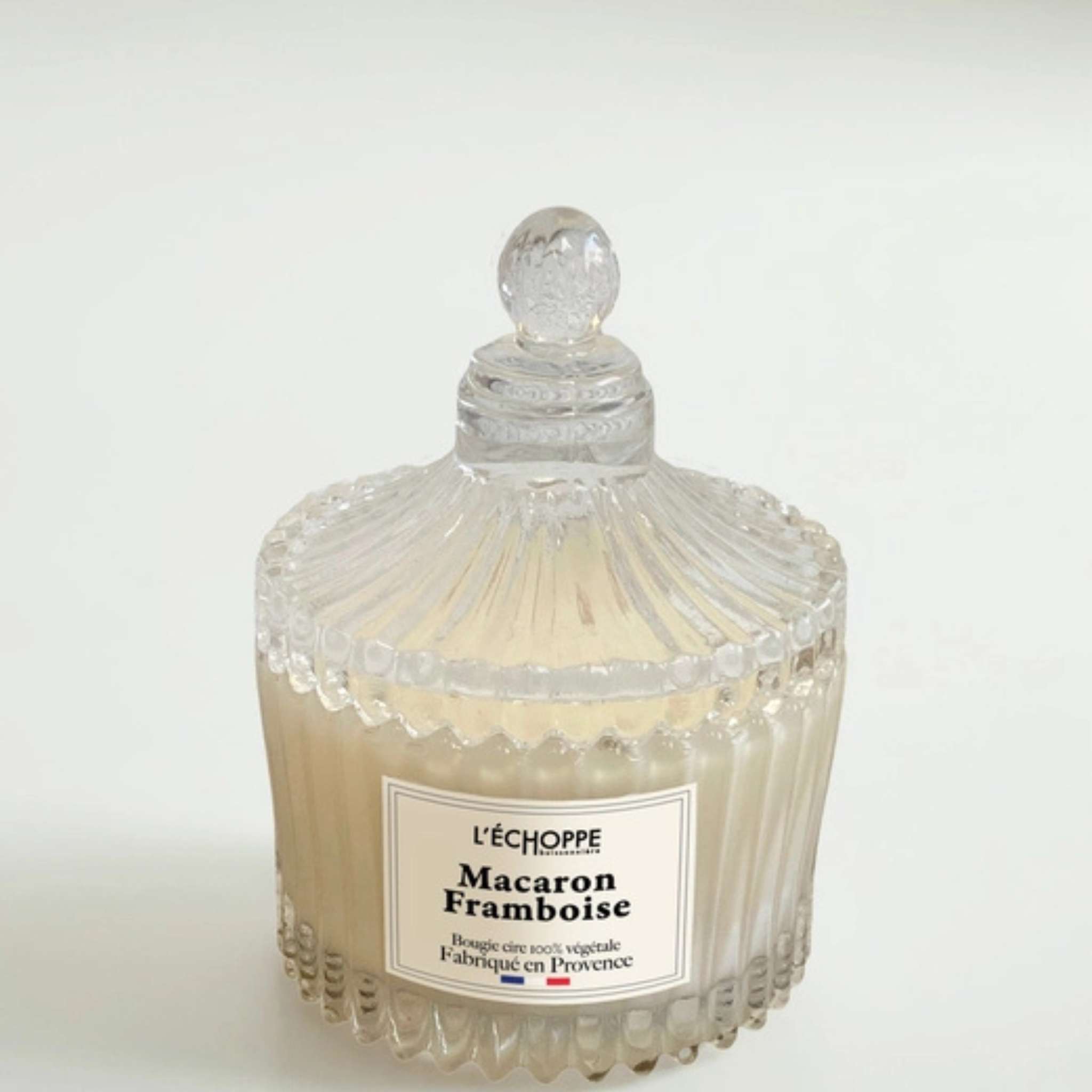 Macaron Framboise – Bougie parfumée Bonbonnière Cirque 70g