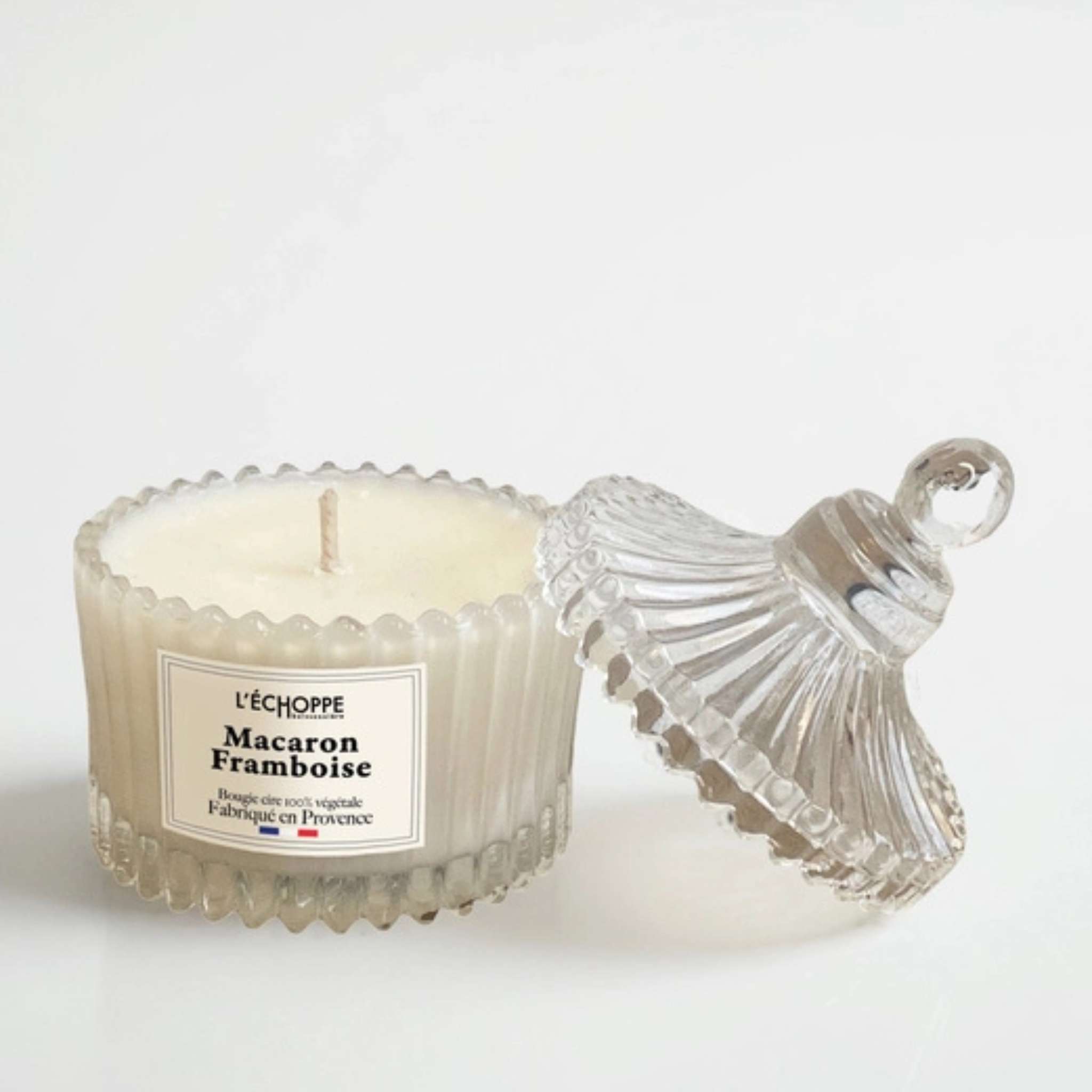 Macaron Framboise – Bougie parfumée Bonbonnière Cirque 70g – Image 2