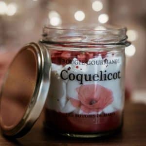 Bougie Parfumée Coquelicot 200g – Douceur Florale et Printanière