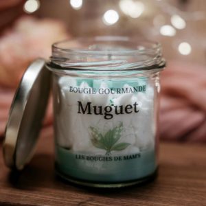 Bougie Parfumée Muguet 200g – Fraîcheur florale et élégance naturelle