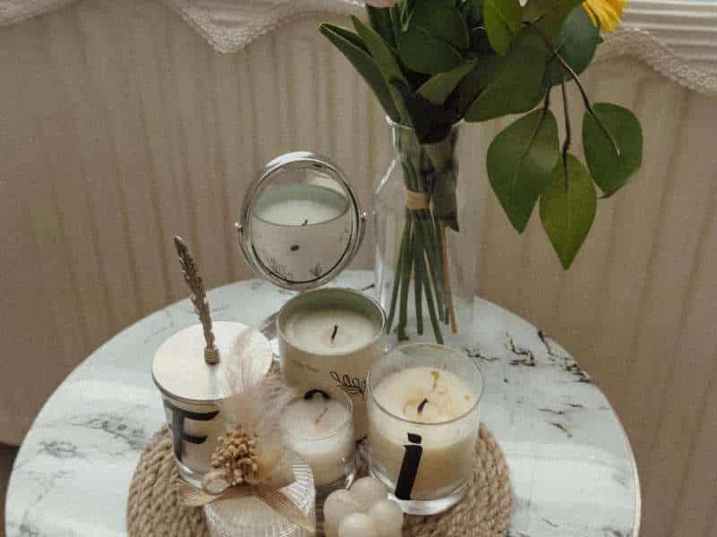 bougies décoratives pour ambiance chaleureuse de pâques