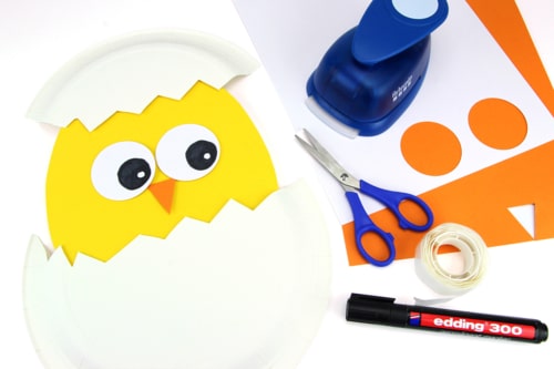 ajout du visage du poussin