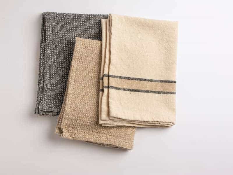 textiles cuisine printemps lin clair